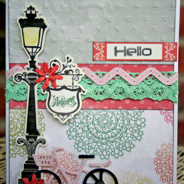 Hello card **Cheery Lynn Designs**