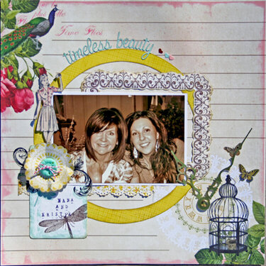 Timeless Beauty (Serendipity Scrapbooks Dec kit)