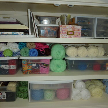 Some yarn storage