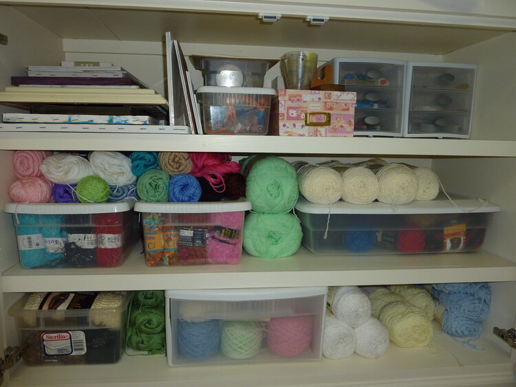Some yarn storage
