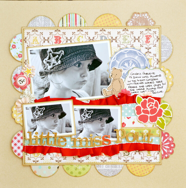 Little Miss Pout ** My Creative Scrapbook**