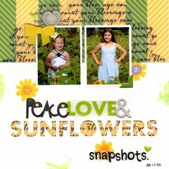 peace, love & sunflowers (Bella Blvd) || HappyGRL