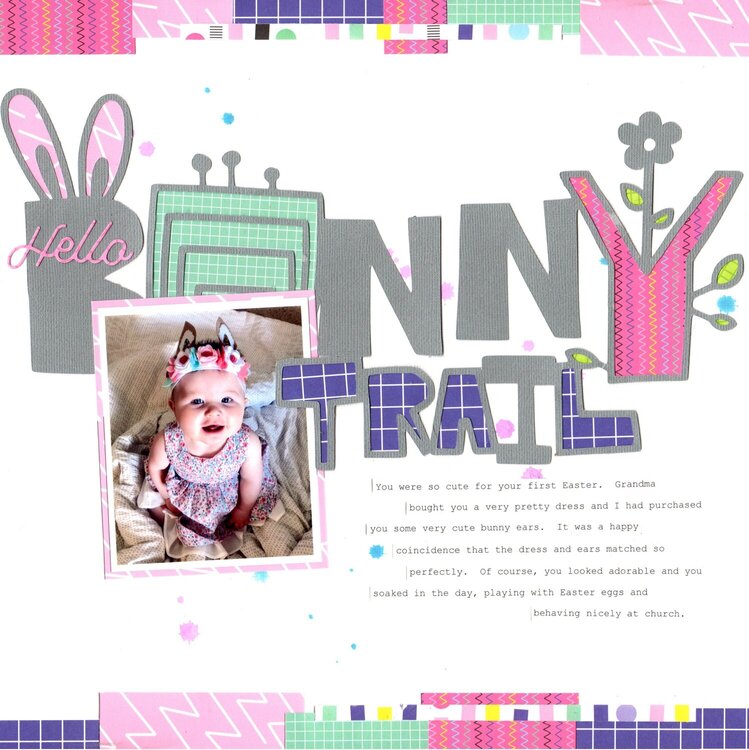 bunny trail (pattern happy) || happyGRL