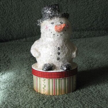 Paper Mache Snowman