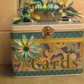Altered Lunchbox of Cards