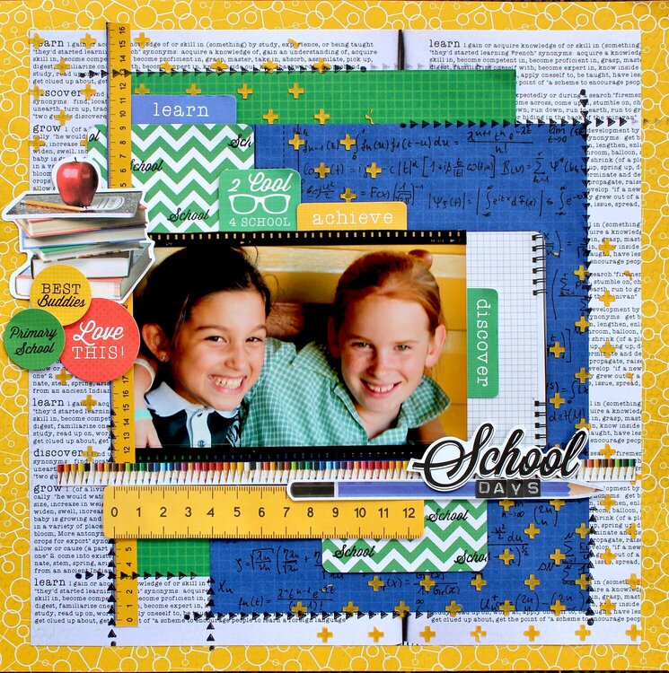 School Days - Kaisercraft DT - 2 Cool 4 School Collection