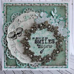 Doily Card - Kaisercraft DT - Blue Bay Collection