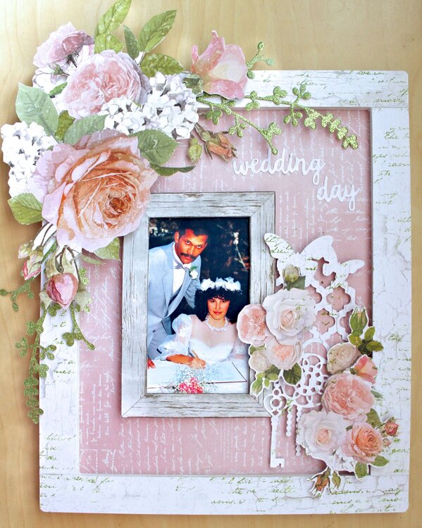 Altered Wedding Frame