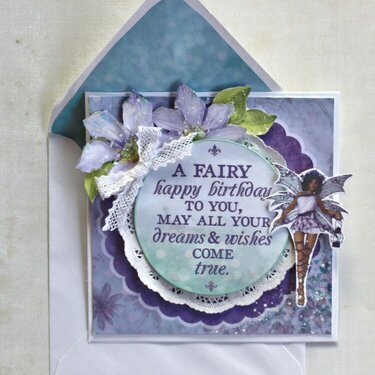Fairy Card - Kaisercraft Fairy Dust