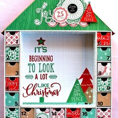 Christmas Advent House - Kaisercaft Holly Jolly