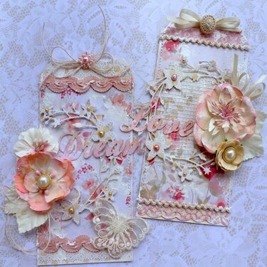 Romantic Shabby Chic Tag Set - Manor House Creations
