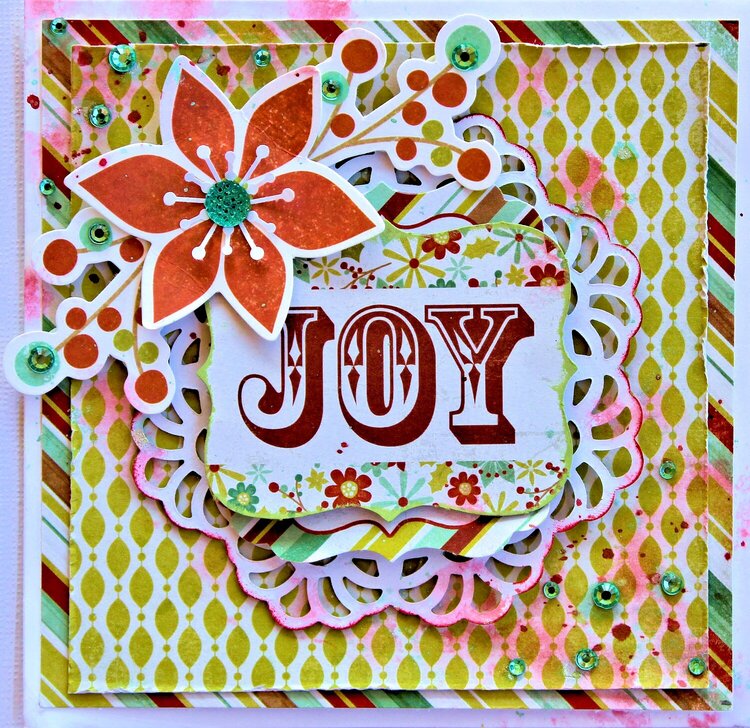 &quot;Joy&quot; Christmas Card - Kaisercraft