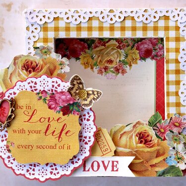 Love Life Mini Reverse Canvas - Kaisercraft