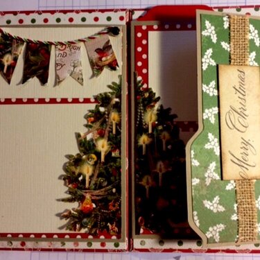 Christmas in July Flip Album with Envelope Punch Board