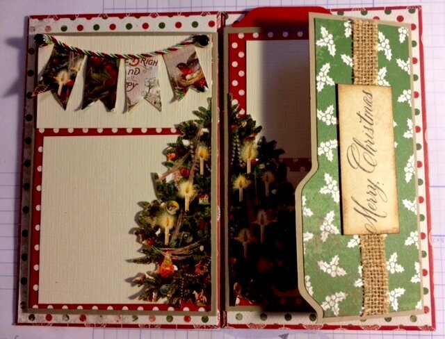 Christmas in July Flip Album with Envelope Punch Board
