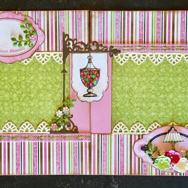 Shaker 12x12 Layout with Bo Bunny Sweet Moments