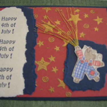 4th of July Card!
