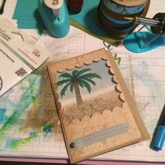 Palm Tree Shaker Card with the Fuse