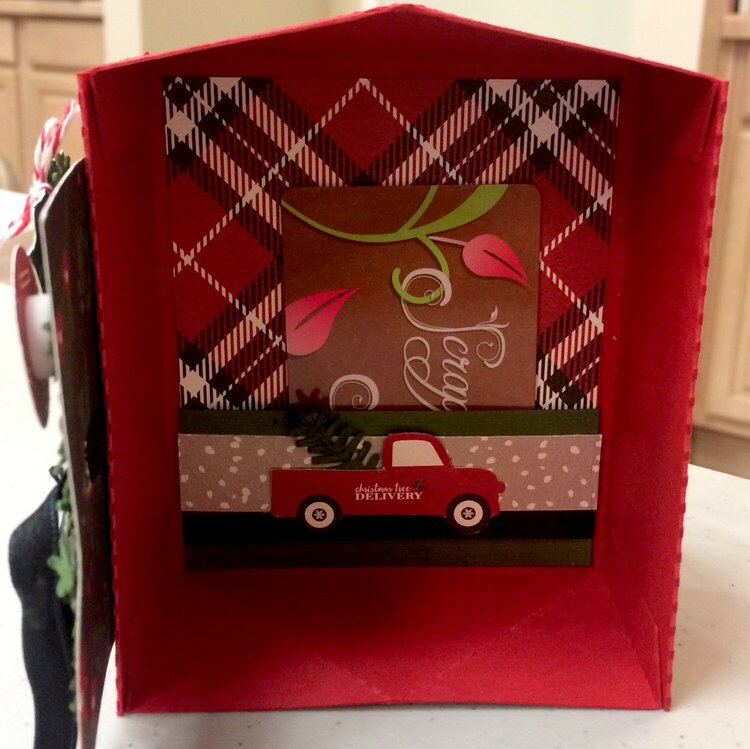 Box Card using Carta Bella Christmas Delivery