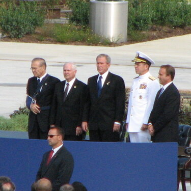 Pentagon Memorial Dedication