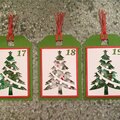 Christmas Tree Shaker Tags