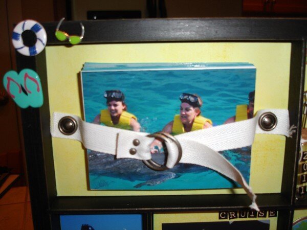 Printer Tray Photo Display- Cruise Photos