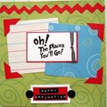 Oh! The Places You'll Go 8x8 Album