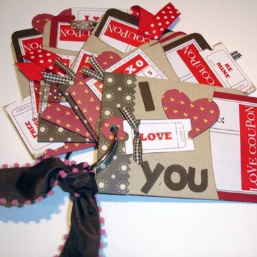 I Heart You - Valentine Coupon Book