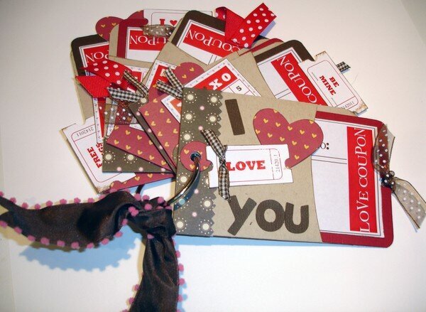 I Heart You - Valentine Coupon Book