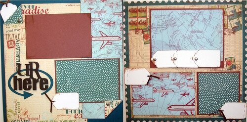 12 x 12 layouts from August Class