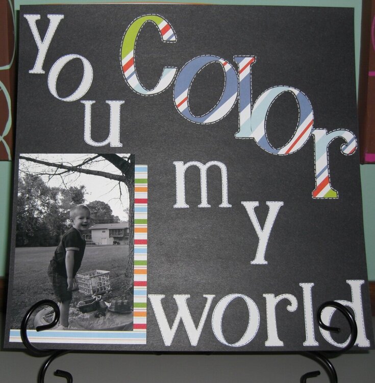 you COLOR my world