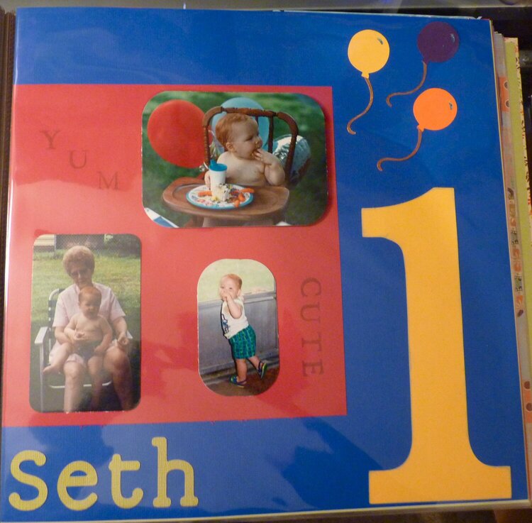 Happy Birthday Justin Seth  1 year old