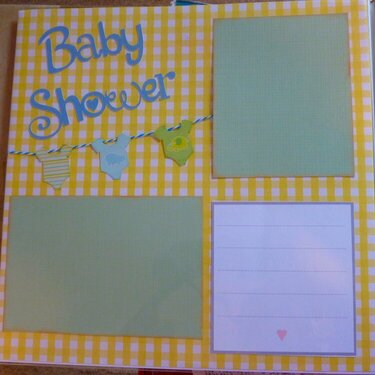 baby book--Baby Shower