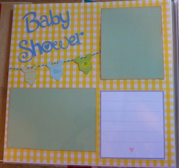 baby book--Baby Shower