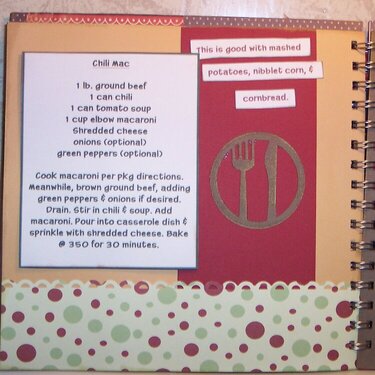 cook book page