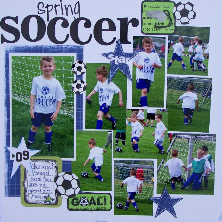 Spring Soccer star