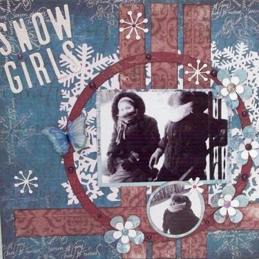 Snow Girls.  JAN. SWIRLYDOOS KIT.