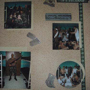 Hubby&#039;s Boot Camp/ Iraq Scrapbook