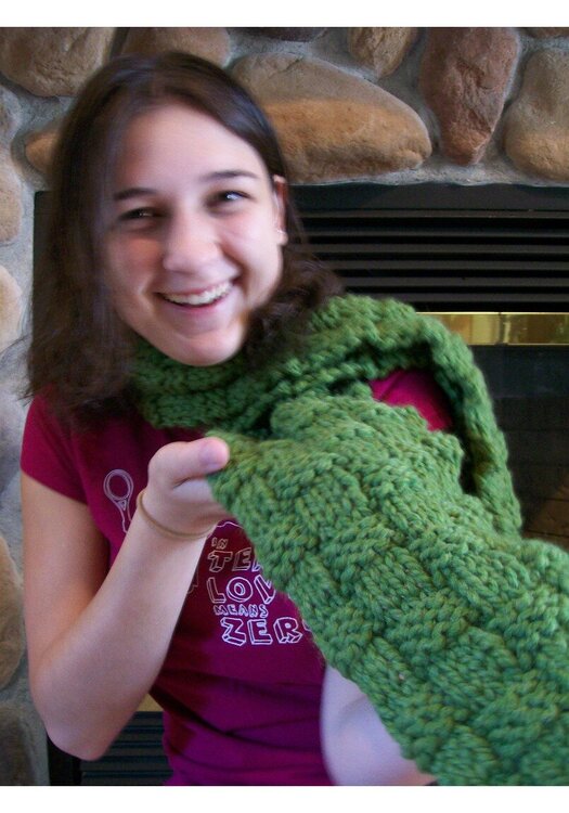 Basket Weave Scarf