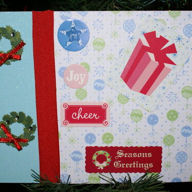 #5-Christmas card {5 pts/5bonus if you made the card}