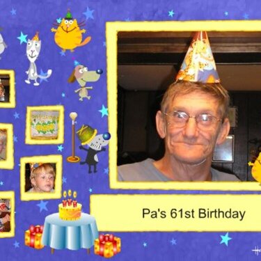 Pa 61st birthday