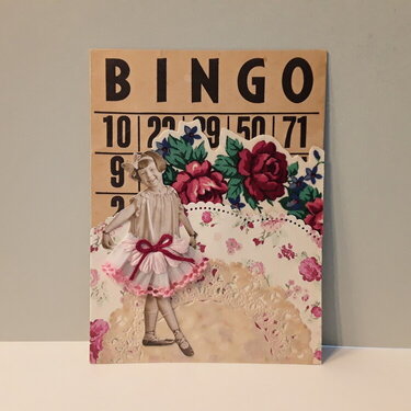 Altered Bingo Card