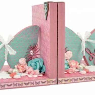 Butterfly bookends