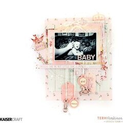 'Baby' Scrapbook Layout