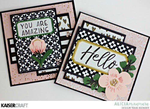 Stamped Fleur Card Set