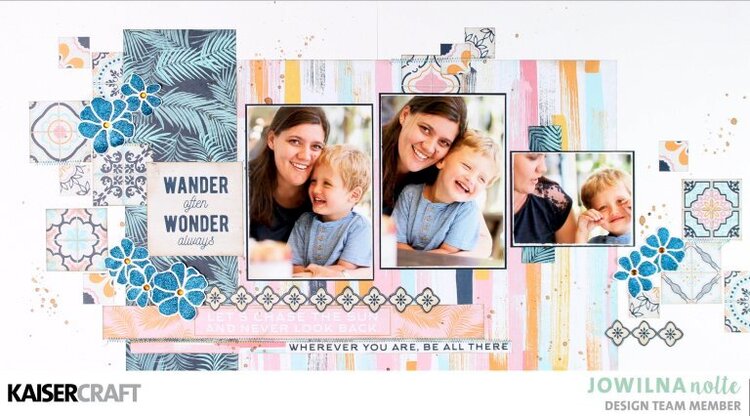 Wander Often Double Page Layout