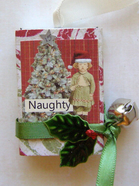 Countdown to Christmas matchbox swap - Day 15