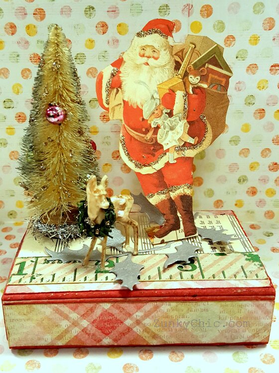 Santa box - gift card holder