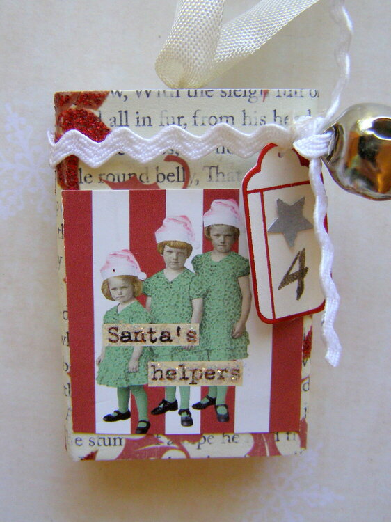 Countdown to Christmas Matchbox swap - Day 4