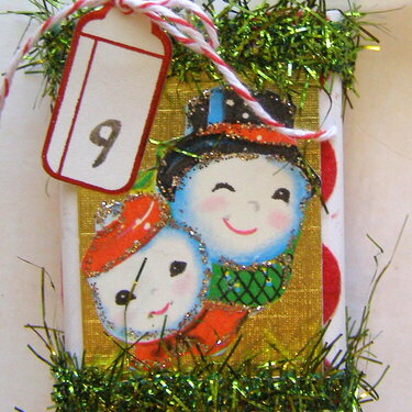 Countdown to Christmas matchbox swap Day 9